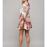 Scarf Print Dress