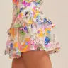 FLOWER SEQUIN SHORTS