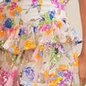 FLOWER SEQUIN SHORTS
