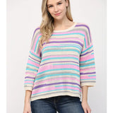STRIPE KNIT TOP