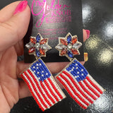 FLAG EARRINGS