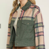 CORDUROY PLAID JACKET