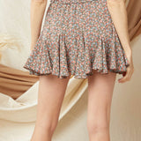 MULTI FLORAL SKIRT