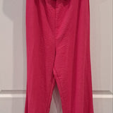 Hot Pink Strapless Jumpsuit