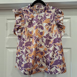 MINI RUFFLE SLEEVE TOP