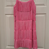 Pink Fringe Dress