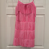 Pink Fringe Dress
