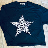 Black Leopard Star Crop