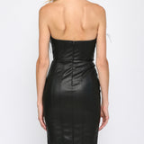 Faux Feather Trim DRess