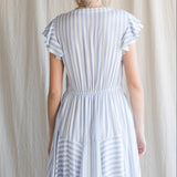 Soft Blue Stripe Dress