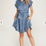Soft Denim Stream Dress