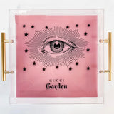 LARGE DESIGNER INSPIRED ACRYLIC TRAY