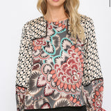 MIXED PRINT TOP