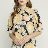 Multi-Color Floral Top