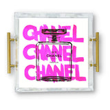 LARGE DESIGNER INSPIRED ACRYLIC TRAY