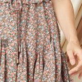 MULTI FLORAL SKIRT