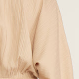 V-Neck Smocked Dress