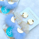 IRIDESCENT LAVENDER TASSEL DROPS