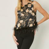 FEATHERS SLEEVELESS