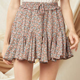 MULTI FLORAL SKIRT