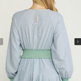 Fun Blue & Flowy Dress