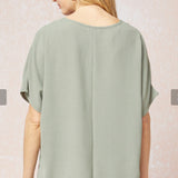 SAGE V-NECK TOP
