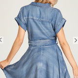 Soft Denim Stream Dress