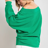 BOAT NECK SWEATER