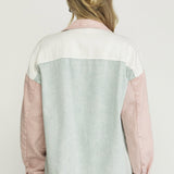 Denim Color Block Jacket
