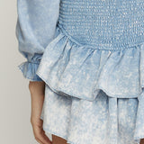 FEELING BLUE ACID WASH SKIRT