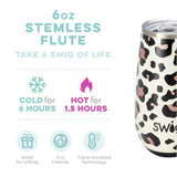 Luxy Leopard Stemless Flute