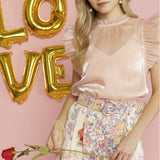 Sheer Peach Top