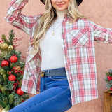 Red Plaid Button Down