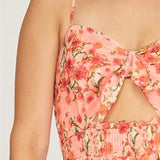 Front Tie Maxi Dress