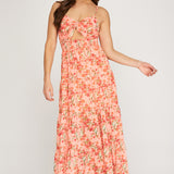 Front Tie Maxi Dress