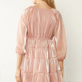 Pink Tiered Dress