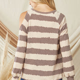Striped Mocha Long Sleeve