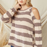 Striped Mocha Long Sleeve