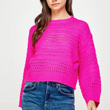 CHUNKY PINK SWEATER