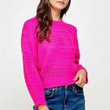 CHUNKY PINK SWEATER