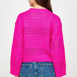 CHUNKY PINK SWEATER