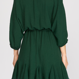 Sea Green Button Down Woven Dress