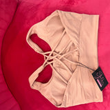 PINK CR/CROSS SPORTSBRA