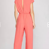Coral Jumpsuit
