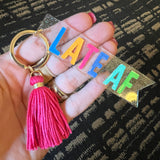 POP OF COLOR KEYCHAIN