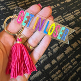POP OF COLOR KEYCHAIN