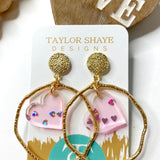 LOVE BUG HOOPS