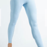 LIGHT BLUE BUTTER YOGA LEGGINGS WITH POCKETS