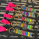 POP OF COLOR KEYCHAIN