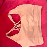 PINK CR/CROSS SPORTSBRA